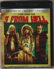 3 From Hell (2019) 4K Ultra HD & Blu-ray, *NEW*, Sid Haig, Rob Zombie