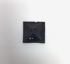 2 Pinchbacks Purple Glass Jewel for stained glass