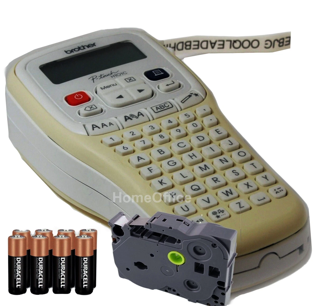 Brother Hand Held Label Maker Labelling Print Machine + Tape + Batteries  H101C