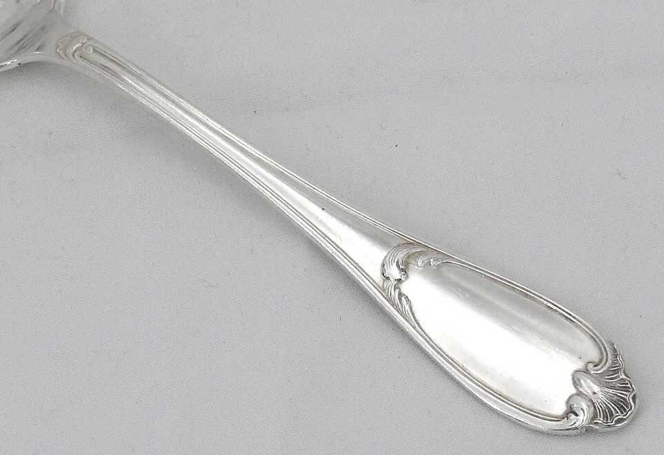 Ercuis Pompadour, 12 couverts de table + 1 louche, 25 pièces en métal argenté. - Photo 4/4