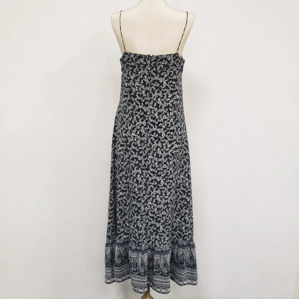 Maxi Vestido Babydoll de Seda Vintage The Limited Para Mujer Talla 6 Whimsigoth 90S Y2K Foto 2 de 4