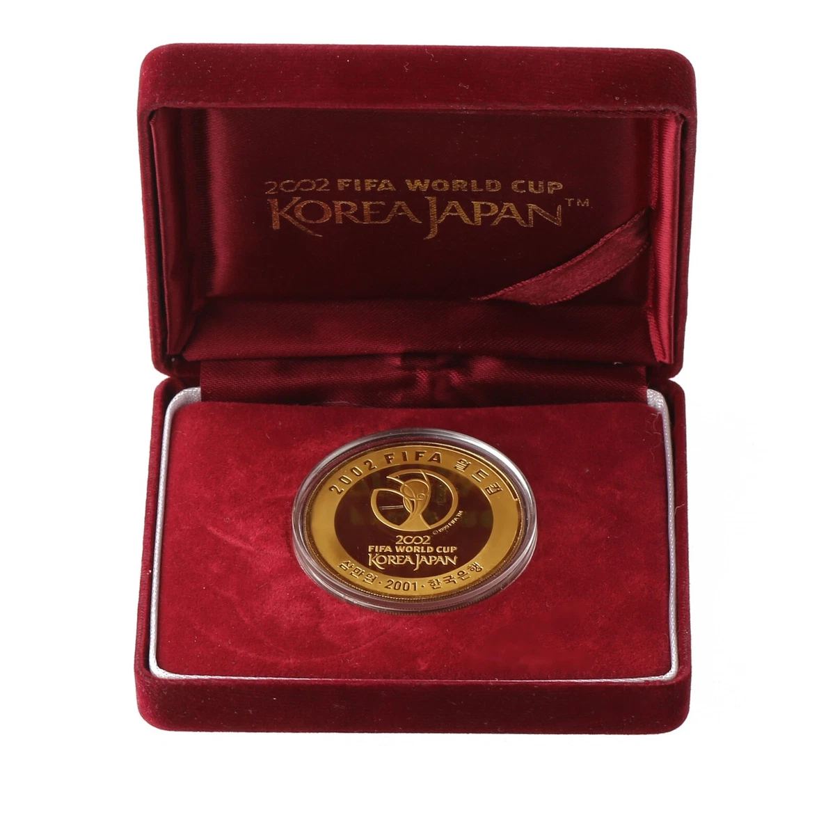 2002 Fifa World Cup KOREA JAPAN 30000 Won Gold Coin