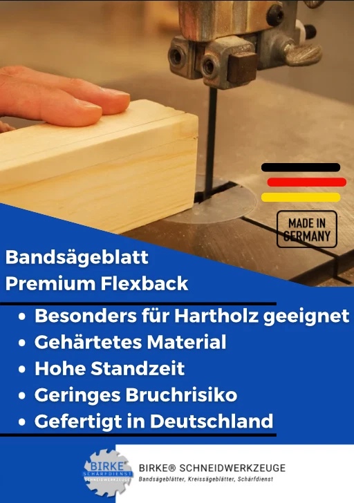 Bandsägeblätter Premium Flexback 1070-2500mm 6mm 6ZpZ Hartholz Langlebig - Bild 4 von 4