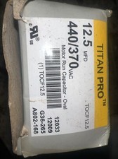 Titan PRO TOC12.5 Capacitor 12.5 MFD 370 Volt Oval