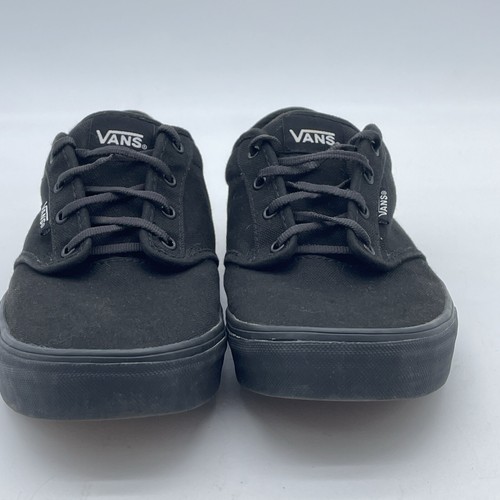 VANS Top basso in tela nero unisex giovane taglia 7 - Foto 2 di 10