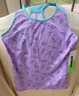 NEW Prince Youth Girls Tennis  Racquet Tank Top Size Medium 10/12 NWT!!