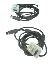 Microsoft Xbox 360 Play And Charge Kit USB Charging Cable Battery And Cases 5 Pc