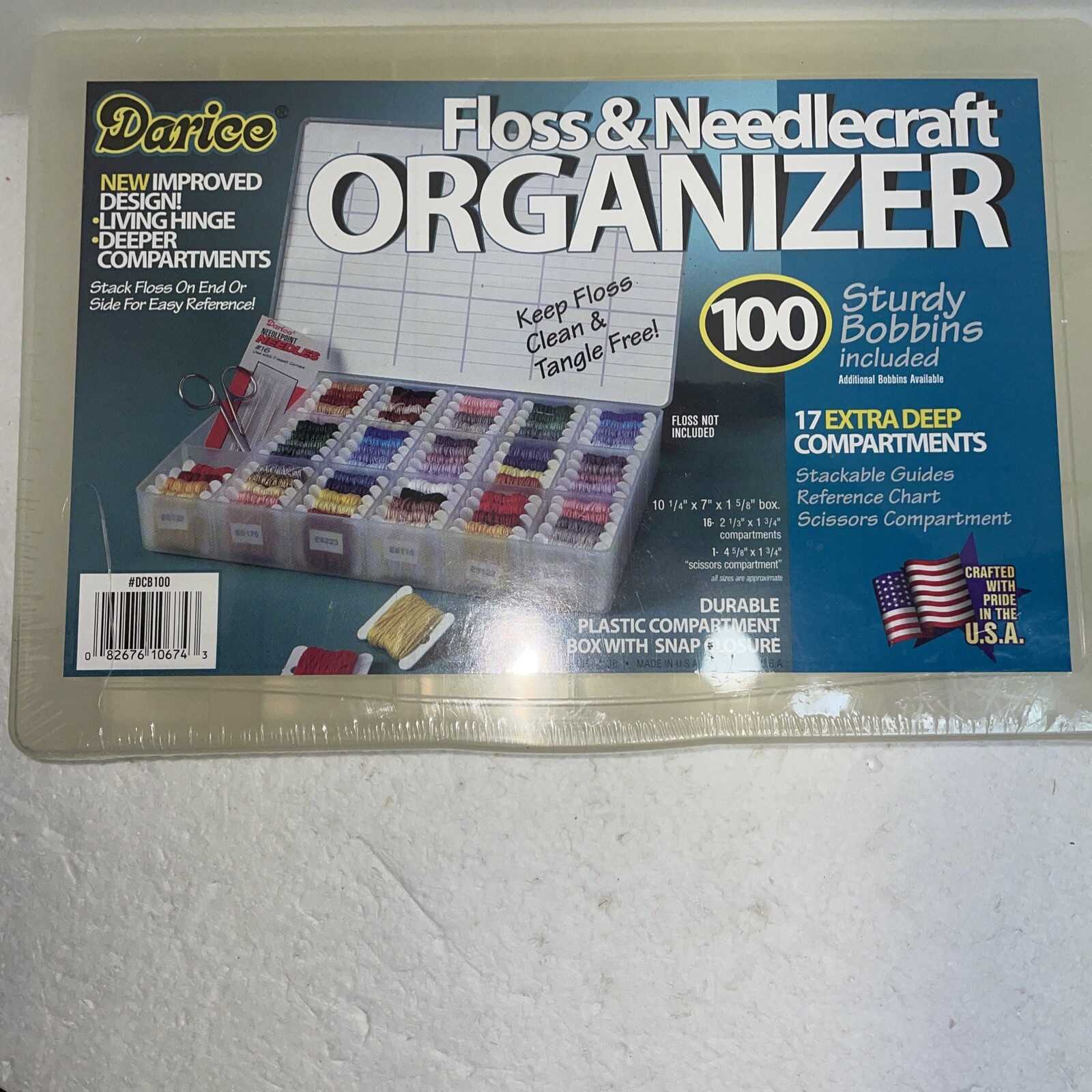 Darice Embroidery Floss And Needle Organizer Floss Not Included NEW eBay