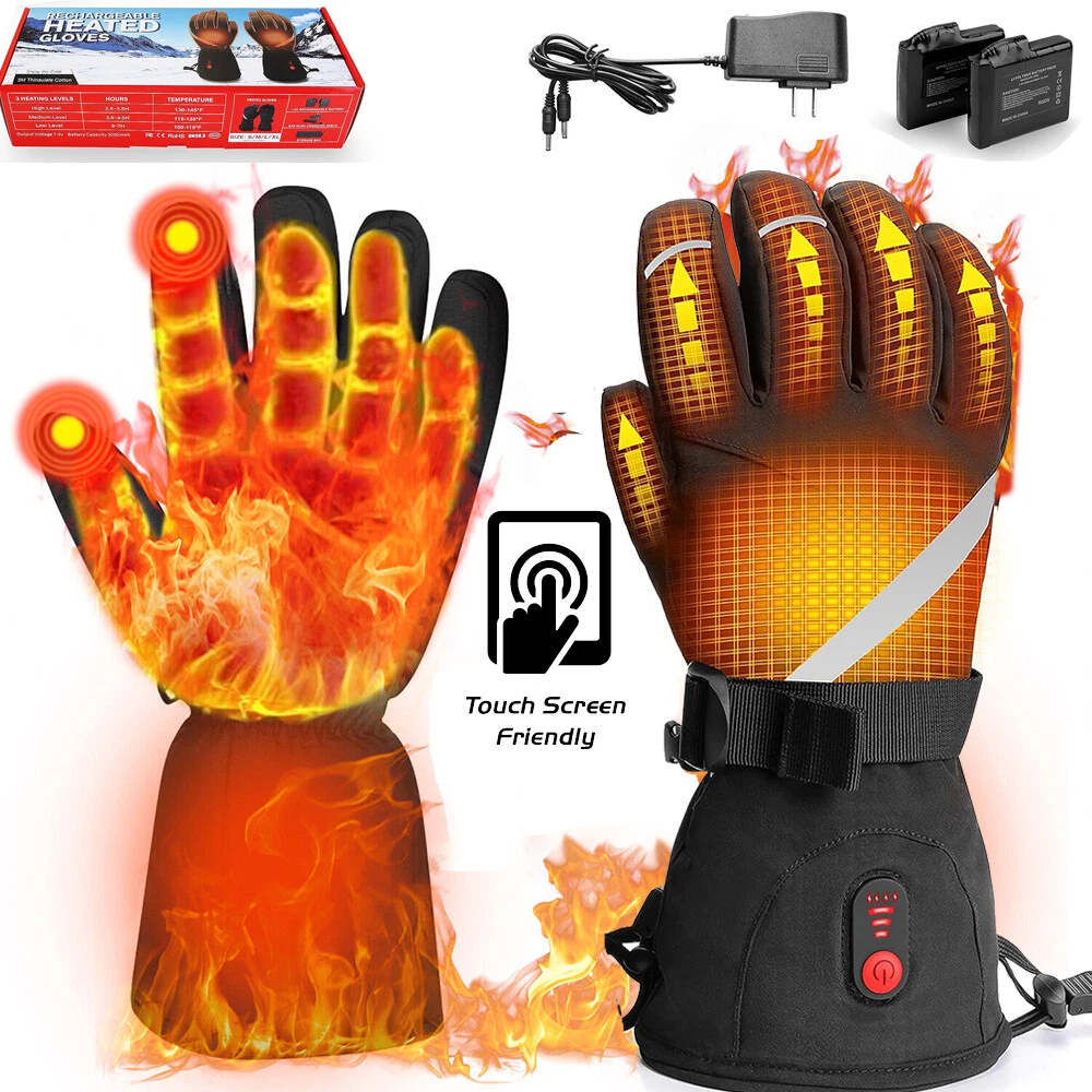 Electric Heated Gloves Hand Warm Windproof Thermal Winter Rechargeable Battery
Opens in a new window