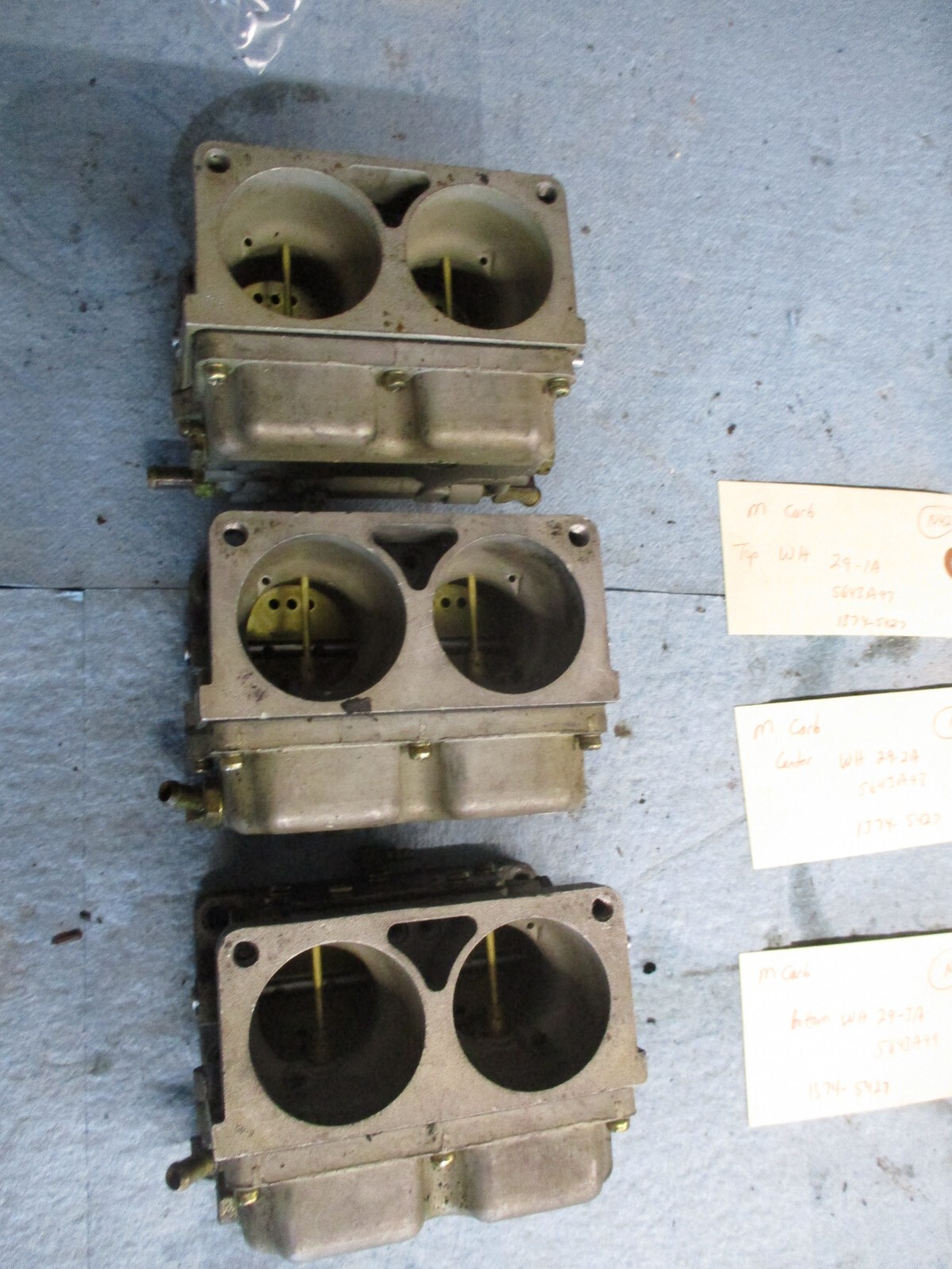 MERCURY OUTBOARD 150 HP CARBURETORS WMH 29-1A/2A/3A 5643A97/98/99 1374 ...