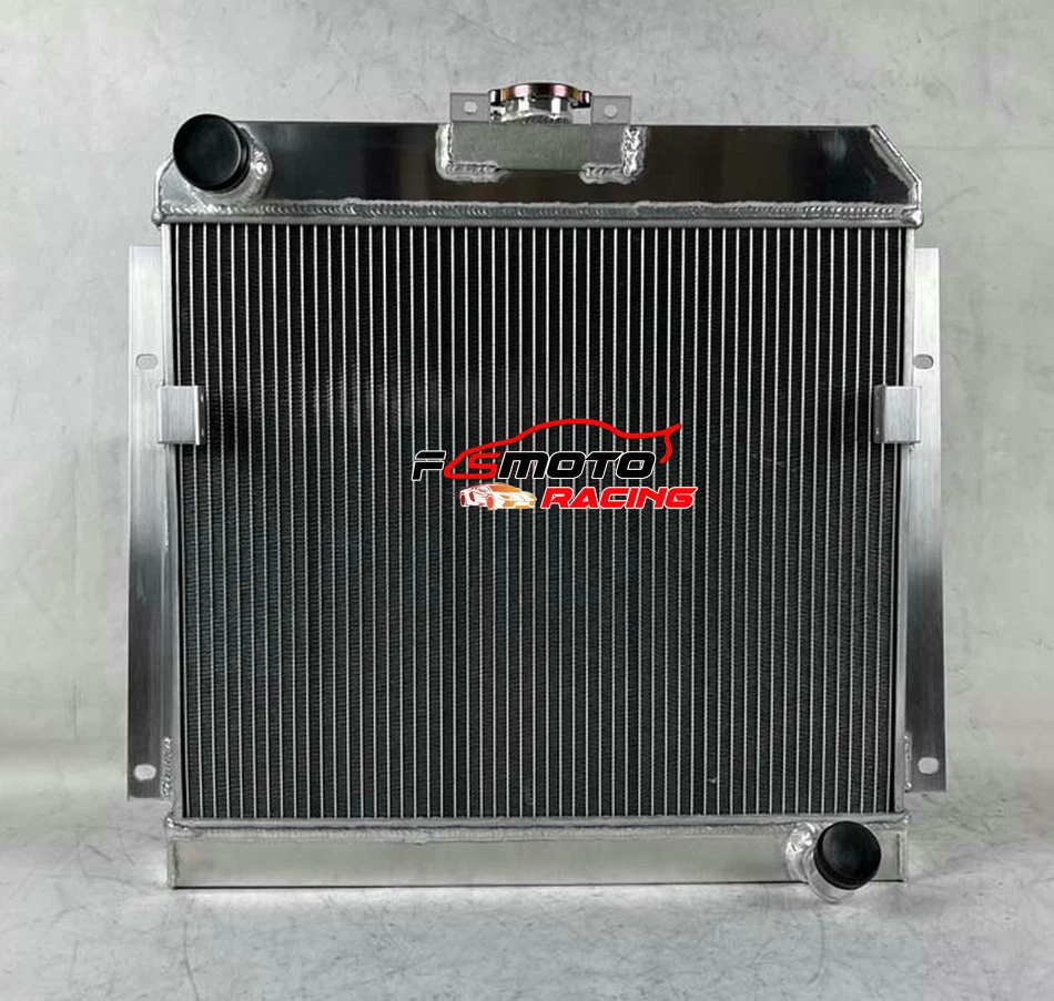 3 Row For 1953 1954 Dodge Car Coronet Meadowbrook MT Aluminum Radiator - Image 3 of 4