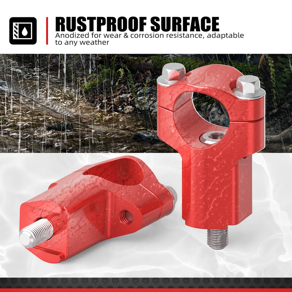 Soporte de manillar Billet abrazadera elevador para Beta RR 250 300 RR125 RR200 2012-2023 Foto 3 de 4