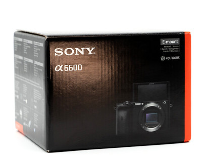 Sony Alpha a6600 24.2mp APS-C Mirrorless 4K Video Camera Body Only USA