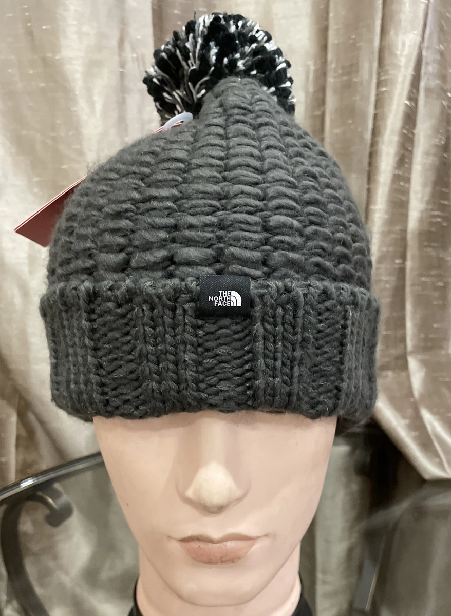 North face on sale triple cable beanie
