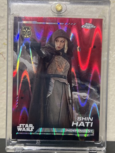 Shin Hati [Red Wave Refractor] #6 card