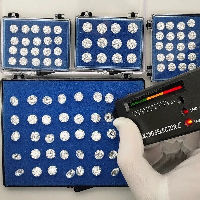 3mm Round VVS Loose Lab Grown Diamond 10 QTY - Image 2 of 2