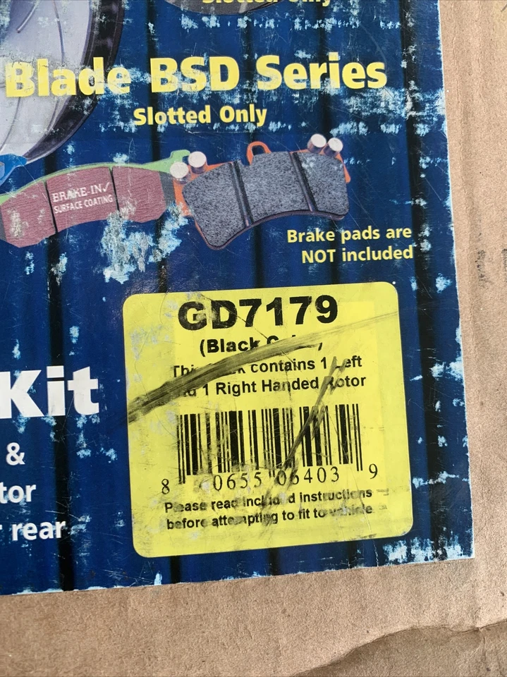 EBC GD7179 Sport Slotted & Dimpled Rear Brake Rotors for 2004-2011 Ford F-150 - Image 3 of 4