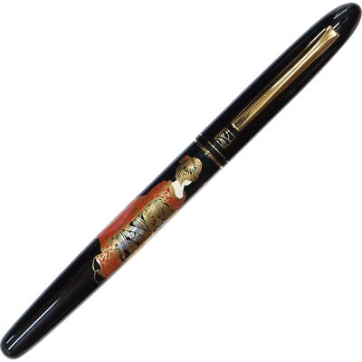 Kuretake Letter Pen Brush Pen Makie Story Flower Maiko Black Axis ER186-111