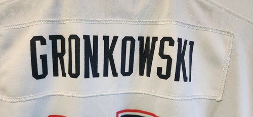 NFL On Field Patriots Rob Gronkowski # 87 Youth Large Jersey Blue & White - Picture 4 of 7
