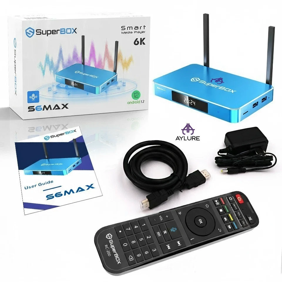 SuperBox S6 Max – 6K Android 12 TV Box | Dual Band WiFi-6 | 4GB RAM + 64GB ROM - Image 3 of 4