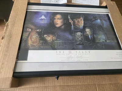 Vintage 1996 The X-Files Season One Film Originals gerahmter Druck signiert Busch - Bild 1 von 4