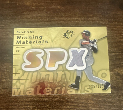 Upper Deck 2007 SPx Winning Materials Derek Jeter Yankees WM-DJ2 125/199
