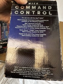 Atari 5200 Wico Command Control Joystick Controller Cable CIB 1983