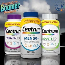 Centrum Silver Adult 50+ Multivitamin Supplement for health support 325 Tablets