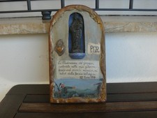 EX VOTO PRIMA GUERRA MONDIALE CON MADONNINA DEL GRAPPA