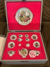 Vtg 1984 Barbie 25th Anniversary Tea Set Porcelain Never Used Org Box Japan 0594