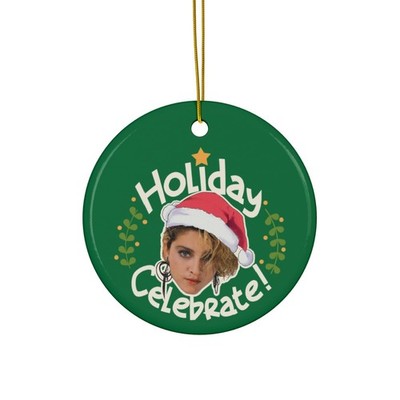 Madonna Christmas Ornament/Holiday Celebrate/Different shapes & colors/pop music