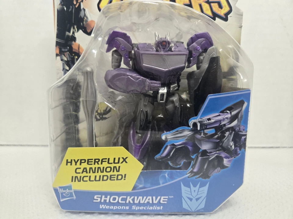 Transformers Prime Beast Hunters Shockwave Hyperflux Cannon Commander Class HTF - Image 3 of 4