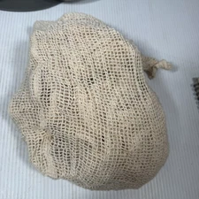 Reusable Produce Bags 100% Cotton Mesh Grocery Vegetable Storage Bags Set of 6