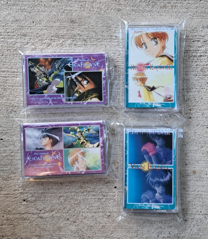 [ELEGIR] Tarjeta índice casete importación Japón anime The Vision of Escaflowne + en blanco