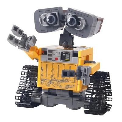 DIY Robot Wall-Building Blocks Set with Lego walle Size,Greactive Minifigure ...