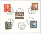 BELGIUM FDC 1949 Leopold I 1st Stamp Anniversary Brussels{samwells-covers}XV95