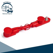 Red Positive Overmolded 2 Battery Cable Harness for Semi Truck 7inch