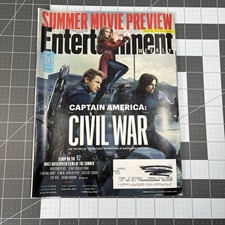 Marvel Captain America Civil War Entertainment Weekly Magazine Apr 2016 Avengers