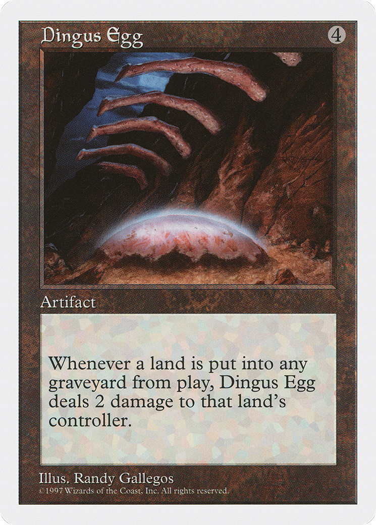 Dingus Egg (MP) Fifth Edition 5ED Magic MTG