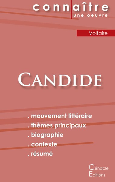 Fiche De Lecture Candide De Voltaire (Analyse LittéRaire De RéFéRence Et...-image