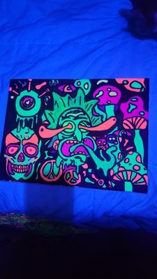 Rick An Marty Blacklight Art
