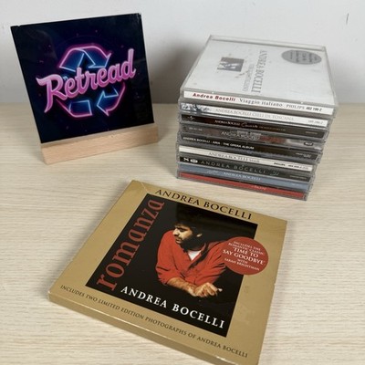 Andrea Bocelli 10 x CD Bundle Albums UK Releases Amore Sacred Arias Tenor Opera