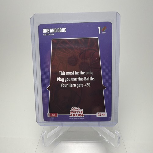 Bo Jackson Battle Arena ‘One And Done’ Play Card SSP #PL-5
