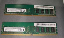 Micron 16GB (2x8GB KIT) DDR4 2400MHz PC4-2400T 1Rx8 Desktop RAM HMA81GU6AFR8N-UH