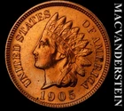 1905 Indian Head Cent - Red Choice Gem Brilliant Unc++++  Lustrous  #L4627