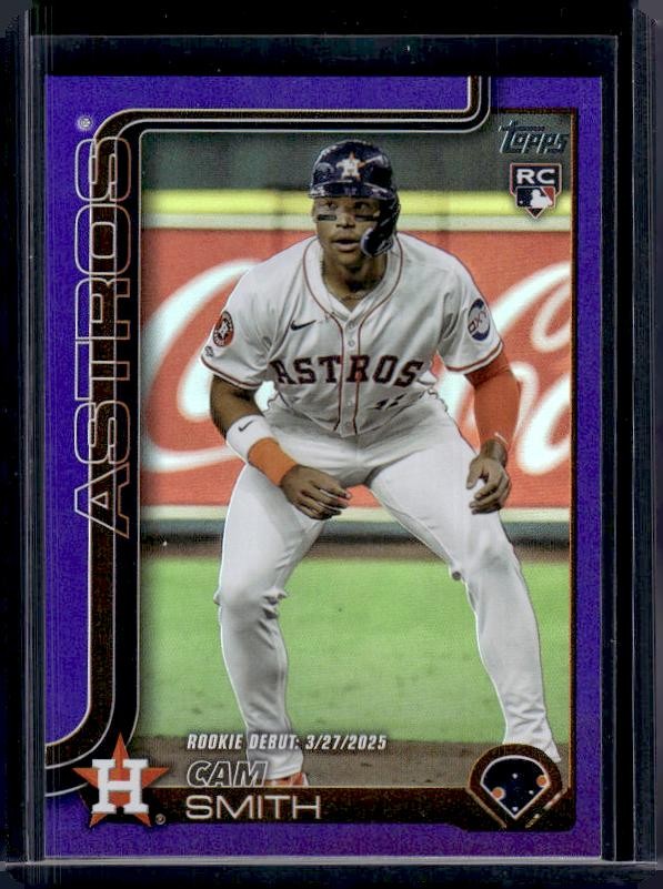 2025 Topps Update #US45 Cam Smith Purple Holo Foil #/250