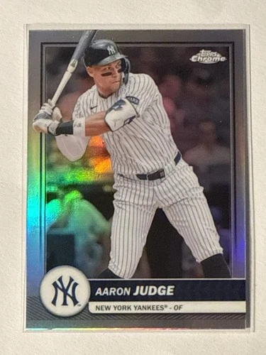 2026 Topps Baseball Flagship Collection Aaron Judge #46 Chrome Refractor Yankees