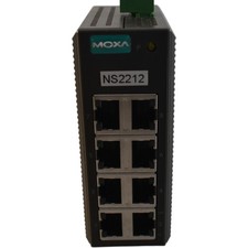 Moxa EDS-208 8-Port Unmanaged Industrial Ethe...