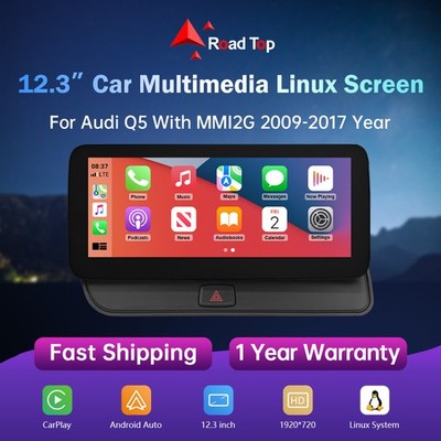 12,3'' Wireless Carplay für Audi Q5 SQ5 MMI 2G Autoradio Radio Stereo Multimedia