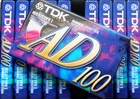 TDK AD 100 Premium Type I Blank Audio Cassette - 1997